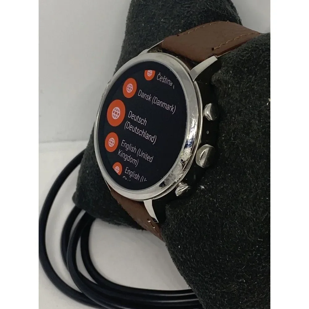 Fossil Gen 4 Authentic Digital Dial Smart Watch Custom Band FTW6014 AB458